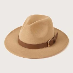 Brand New Shein Belt Decor Fedora Hat